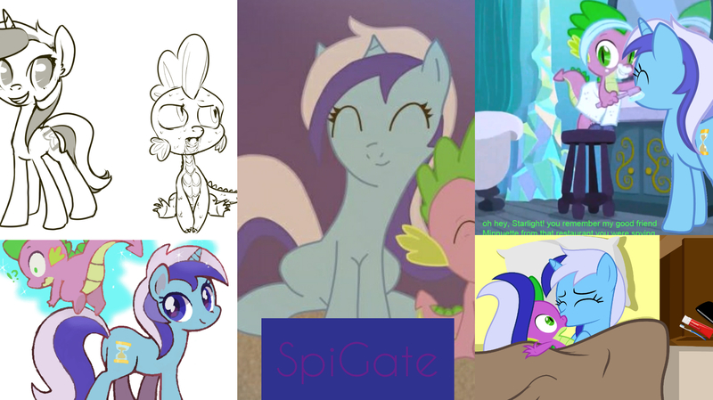 Size: 1920x1077 | Tagged: safe, banned from derpibooru, deleted from derpibooru, derpibooru import, edit, edited screencap, screencap, minuette, spike, female, kissing, love, male, shipping, spigate, straight