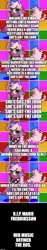 Size: 500x2671 | Tagged: safe, artist:rainbowtashie, banned from derpibooru, deleted from derpibooru, derpibooru import, edit, edited screencap, screencap, cheerilee, 80s, 80s cheerilee, comic, in memoriam, rest in peace, roxette, screencap comic, song reference, tribute