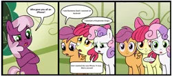 Size: 1078x473 | Tagged: safe, artist:gooeybird, artist:madmax, banned from derpibooru, deleted from derpibooru, derpibooru import, edit, apple bloom, cheerilee, scootaloo, sweetie belle, android, robot, cmc learn their lesson, comic, cutie mark crusaders, exploitable meme, fourth wall, iphone, looking at you, meme, nintendo switch, old school, samsung