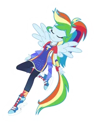 Size: 9000x11404 | Tagged: safe, artist:lincolnbrewsterfan, banned from derpibooru, deleted from derpibooru, derpibooru import, rainbow dash, pegasus, equestria girls, equestria girls series, forgotten friendship, can't touch this, confidence, confident, cool, deal with it, epic, epic face, eyes closed, glow, laid back, leaning back, ponied up, power-up, powerful, serious, show accurate, simple background, solo, super ponied up, transformation, transparent background, vector