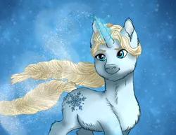 Size: 3300x2550 | Tagged: safe, artist:delarune, banned from derpibooru, deleted from derpibooru, derpibooru import, pony, unicorn, crossover, elsa, frozen, frozen (movie)