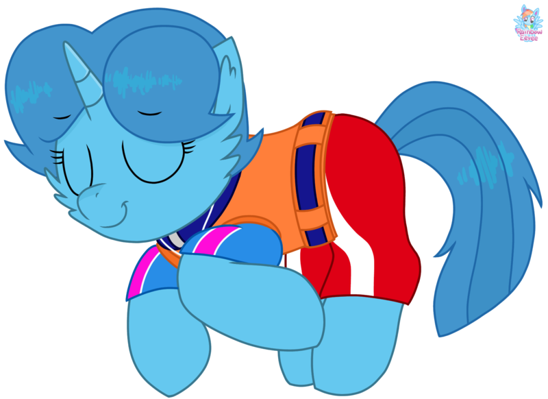 Size: 1876x1365 | Tagged: safe, artist:rainbow eevee, banned from derpibooru, deleted from derpibooru, derpibooru import, spring rain, pony, unicorn, series:sprglitemplight life jacket days, series:springshadowdrops life jacket days, clothes, cute, eyes closed, female, lifeguard, lifeguard spring rain, paw patrol, simple background, sleeping, solo, transparent background, vector, zuma, zuma (paw patrol)