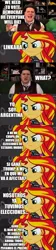 Size: 500x2250 | Tagged: safe, banned from derpibooru, deleted from derpibooru, derpibooru import, edit, edited screencap, editor:lord you know who, screencap, sunset shimmer, equestria girls, 2020 election, alberto fernandez, argentina, atop the fourth wall, comic, donald trump, human sunset, linkara, meme, politics, screencap comic, spanish, translated in the description