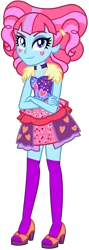 Size: 500x1404 | Tagged: safe, artist:emeraldblast63, banned from derpibooru, deleted from derpibooru, derpibooru import, edit, vector edit, kiwi lollipop, equestria girls, equestria girls series, sunset's backstage pass!, spoiler:eqg series (season 2), clothes, dress, female, high heels, k-lo, kneesocks, shoes, simple background, socks, solo, transparent background, vector