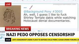 Size: 1280x720 | Tagged: explicit, banned from derpibooru, deleted from derpibooru, derpibooru import, breaking news, drama, drama bait, meme, nazi, pedophile, politics, shitposting