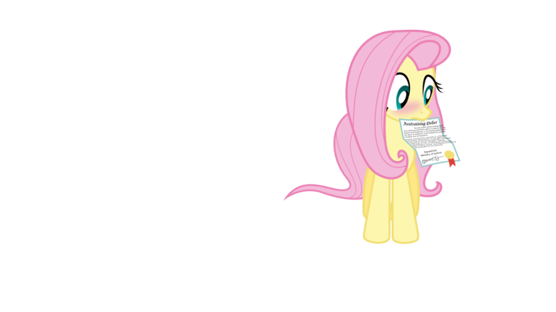 Size: 1024x576 | Tagged: safe, artist:vladimirmacholzraum, banned from derpibooru, deleted from derpibooru, derpibooru import, fluttershy, absurd resolution, blushing, restraining order, svg, .svg available, vector