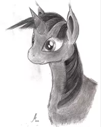 Size: 606x766 | Tagged: safe, artist:avristed, banned from derpibooru, deleted from derpibooru, derpibooru import, twilight sparkle, monochrome, traditional art