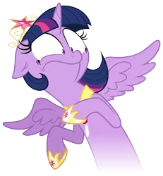 Size: 4613x5000 | Tagged: safe, artist:zutheskunk, banned from derpibooru, deleted from derpibooru, derpibooru import, twilight sparkle, twilight sparkle (alicorn), alicorn, pony, absurd resolution, big eyes, crown, female, jewelry, mare, reaction image, regalia, simple background, surprised, transparent background, vector