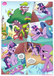 Size: 1204x1702 | Tagged: safe, artist:bbmbbf, banned from derpibooru, deleted from derpibooru, derpibooru import, spike, twilight sparkle, comic:a lesson on benefits, equestria untamed, comic, palcomix