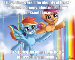 Size: 1100x880 | Tagged: safe, banned from derpibooru, deleted from derpibooru, derpibooru import, scootaloo, derpibooru, abuse, meta, scootabuse, scootalove, text