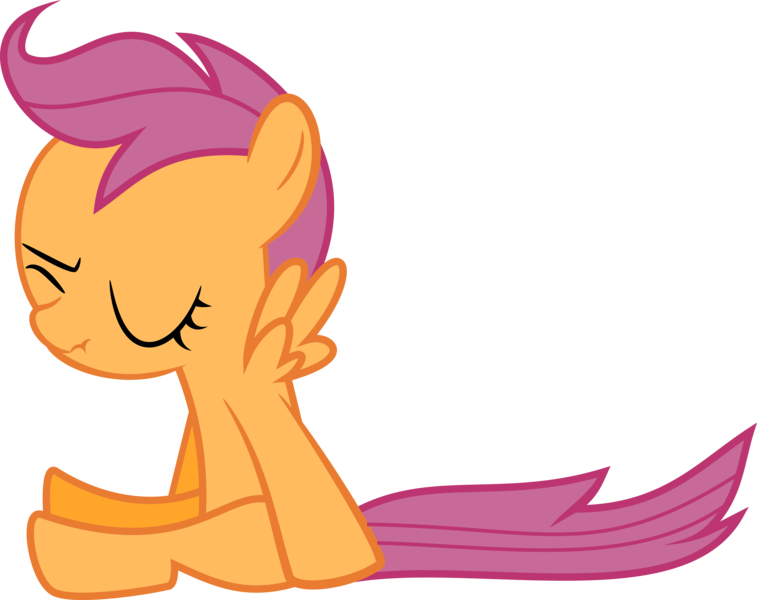 Size: 8001x6342 | Tagged: safe, artist:ifoxtrax, banned from derpibooru, deleted from derpibooru, derpibooru import, scootaloo, absurd resolution, simple background, solo, transparent background, vector