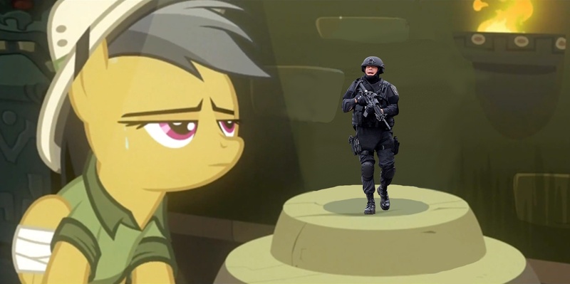 Size: 1738x867 | Tagged: safe, banned from derpibooru, deleted from derpibooru, derpibooru import, daring do, boston marathon, special forces