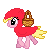Size: 50x50 | Tagged: safe, artist:creshosk, banned from derpibooru, deleted from derpibooru, derpibooru import, oc, oc:cherry twist, basket, clothes, costume, gif, halloween, halloween costume, image, little red riding hood, nightmare night costume