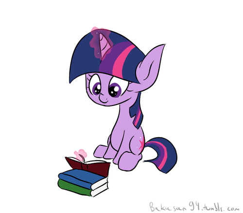 Size: 500x438 | Tagged: safe, artist:bakasan, banned from derpibooru, deleted from derpibooru, derpibooru import, twilight sparkle, 30 minute art challenge, book, reading, solo