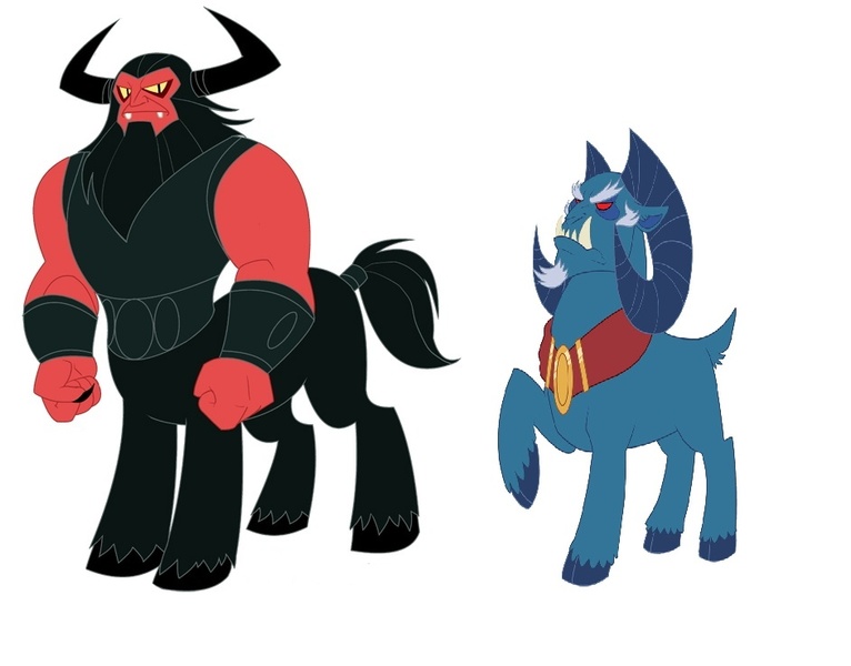 Size: 942x738 | Tagged: safe, artist:peachiekeenie, banned from derpibooru, deleted from derpibooru, derpibooru import, grogar, lord tirek, g1, g1 to g4, generation leap