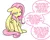 Size: 600x476 | Tagged: semi-grimdark, artist:cuteosphere, banned from derpibooru, deleted from derpibooru, derpibooru import, fluttershy, pegasus, pony, female, image, looking at you, mare, mouthpiece, png, smug, solo, speech bubble, talking to viewer, text