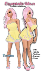 Size: 320x551 | Tagged: safe, banned from derpibooru, deleted from derpibooru, derpibooru import, fluttershy, bat pony, human, breasts, busty fluttershy, cleavage, clothes, dress, flutterbat, humanized, imvu, jewelry, necklace, race swap, uncanny valley