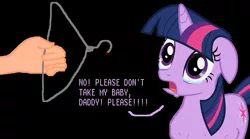 Size: 1218x675 | Tagged: grimdark, banned from derpibooru, deleted from derpibooru, derpibooru import, edit, twilight sparkle, 1000 hours in ms paint, abortion, abuse, blood, clothes hanger, crying, d:, floppy ears, frown, open mouth, pregnant, twilybuse