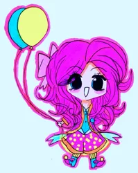 Size: 1453x1823 | Tagged: safe, artist:inkylove34, banned from derpibooru, deleted from derpibooru, derpibooru import, pinkie pie, human, chibi, female, humanized, light skin, solo