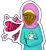 Size: 600x653 | Tagged: safe, artist:mtotheaggie, banned from derpibooru, deleted from derpibooru, derpibooru import, fluttershy, human, dark skin, hijab, humanized, image, islam, islamashy, png, religion, tumblr nose