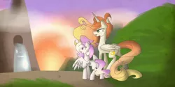 Size: 10000x5000 | Tagged: safe, artist:ajue, banned from derpibooru, deleted from derpibooru, derpibooru import, princess celestia, oc, alicorn, absurd resolution, alicorn oc, horn, wings, young