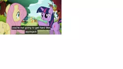 Size: 2732x1536 | Tagged: safe, banned from derpibooru, deleted from derpibooru, derpibooru import, edit, edited screencap, screencap, applejack, twilight sparkle, caption, meme, youtube caption