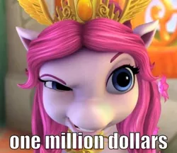 Size: 438x379 | Tagged: safe, banned from derpibooru, deleted from derpibooru, derpibooru import, edit, filly elf, barely pony related, bella (filly funtasia), caption, crown, filly funtasia, image macro, jewelry, regalia, text