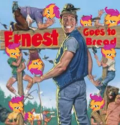 Size: 292x305 | Tagged: safe, banned from derpibooru, deleted from derpibooru, derpibooru import, chickun, ernest goes to camp, ernest p. worrell, exploitable meme, faic, forced meme, image, jpeg, meme, movie, movie parody