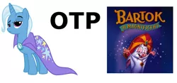 Size: 907x426 | Tagged: safe, banned from derpibooru, deleted from derpibooru, derpibooru import, trixie, anastasia, bartok, bartok the magnificient, exploitable meme, great and powerful, meme, otp, shipping