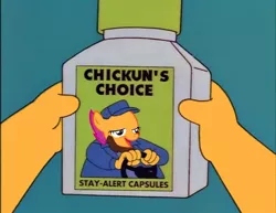 Size: 700x539 | Tagged: safe, banned from derpibooru, deleted from derpibooru, derpibooru import, scootaloo, chickun, exploitable meme, faic, forced meme, meme, stay alert, the simpsons