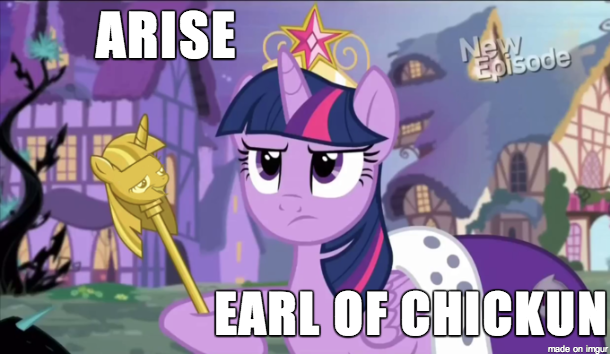 Size: 610x354 | Tagged: safe, banned from derpibooru, deleted from derpibooru, derpibooru import, twilight sparkle, caption, chickun, exploitable meme, faic, forced meme, image macro, meme, memeception, scepter, solo, text, twilight scepter