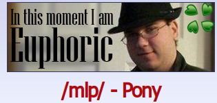 Size: 315x150 | Tagged: safe, banned from derpibooru, deleted from derpibooru, derpibooru import, human, 4chan, barely pony related, brony, euphoric, fedora, glasses, hat, irl, irl human, /mlp/, photo, wat