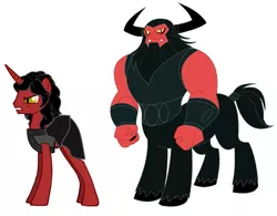 Size: 1155x902 | Tagged: safe, artist:peachiekeenie, banned from derpibooru, deleted from derpibooru, derpibooru import, lord tirek, ponified, pony, pony creator, familiar, g1, g1 to g4, generation leap