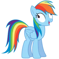 Size: 5000x5000 | Tagged: safe, artist:doktorrf, banned from derpibooru, deleted from derpibooru, derpibooru import, rainbow dash, derp, rainbow derp, solo, vector