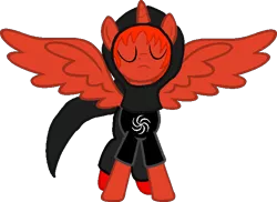 Size: 662x482 | Tagged: safe, artist:frozenstrike, artist:rockettheracer, banned from derpibooru, deleted from derpibooru, derpibooru import, ponified, alicorn, pony, clothes, crossover, god tier, homestuck, jacket, lego, lego island, pepper roni, race swap, solo