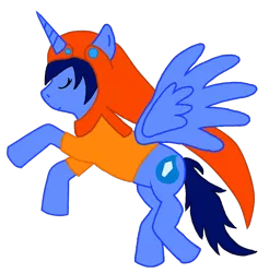Size: 744x756 | Tagged: safe, artist:rockettheracer, banned from derpibooru, deleted from derpibooru, derpibooru import, oc, alicorn, alicorn oc, clothes, crossover, god tier, homestuck, horn, race swap, solo, wings
