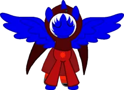 Size: 662x482 | Tagged: safe, artist:frozenstrike, artist:rockettheracer, banned from derpibooru, deleted from derpibooru, derpibooru import, ponified, alicorn, pony, crossover, god tier, homestuck, jet, lego, lego rock raiders, solo