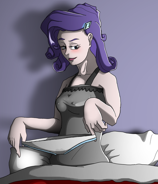 Size: 1124x1312 | Tagged: questionable, artist:arby-works, banned from derpibooru, deleted from derpibooru, derpibooru import, rarity, spike, human, fanfic, ask, clothes, female, humanized, light skin, nightgown, nipples, nudity, pajamas, panties, solo, solo female, underwear, vaginal secretions, vaginal secretion stain, wet