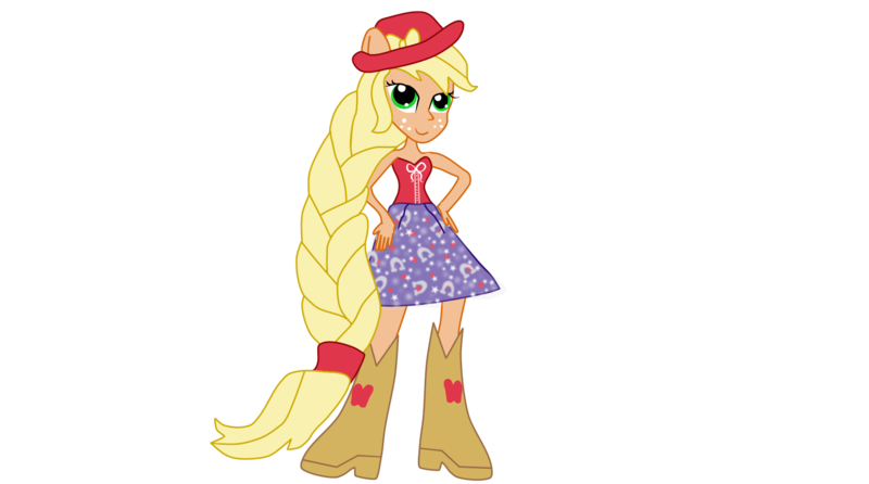 Size: 1744x972 | Tagged: safe, artist:milliezone, banned from derpibooru, deleted from derpibooru, derpibooru import, applejack, human, equestria girls, humanized, solo