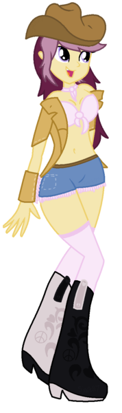 Size: 432x1456 | Tagged: suggestive, artist:sjart117, banned from derpibooru, deleted from derpibooru, derpibooru import, oc, oc:lannie lona, unofficial characters only, equestria girls, cute, happy, ms paint, solo, western