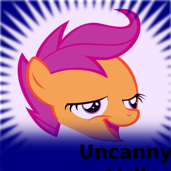 Size: 819x819 | Tagged: safe, banned from derpibooru, deleted from derpibooru, derpibooru import, scootaloo, chickun, exploitable meme, faic, forced meme, meme, meta, scootachicken, spoilered image joke, svg, .svg available, uncanny valley, vector