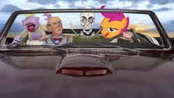 Size: 680x383 | Tagged: safe, banned from derpibooru, deleted from derpibooru, derpibooru import, scootaloo, chickun, exploitable meme, faic, forced meme, jeff dunham, meme