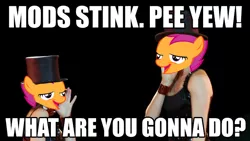 Size: 624x352 | Tagged: safe, banned from derpibooru, deleted from derpibooru, derpibooru import, scootaloo, caption, chickun, exploitable meme, faic, forced meme, image macro, meme, text