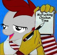 Size: 224x216 | Tagged: safe, banned from derpibooru, deleted from derpibooru, derpibooru import, scootaloo, chickun, exploitable meme, faic, forced meme, meme, ronald mcdonald