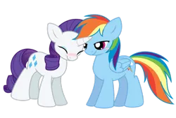 Size: 900x608 | Tagged: safe, artist:selective-yellow, banned from derpibooru, deleted from derpibooru, derpibooru import, rainbow dash, rarity, female, lesbian, nuzzling, raridash, shipping