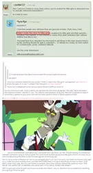 Size: 522x966 | Tagged: safe, banned from derpibooru, deleted from derpibooru, derpibooru import, discord, drama, lauren faust, sexism, text, tumblr