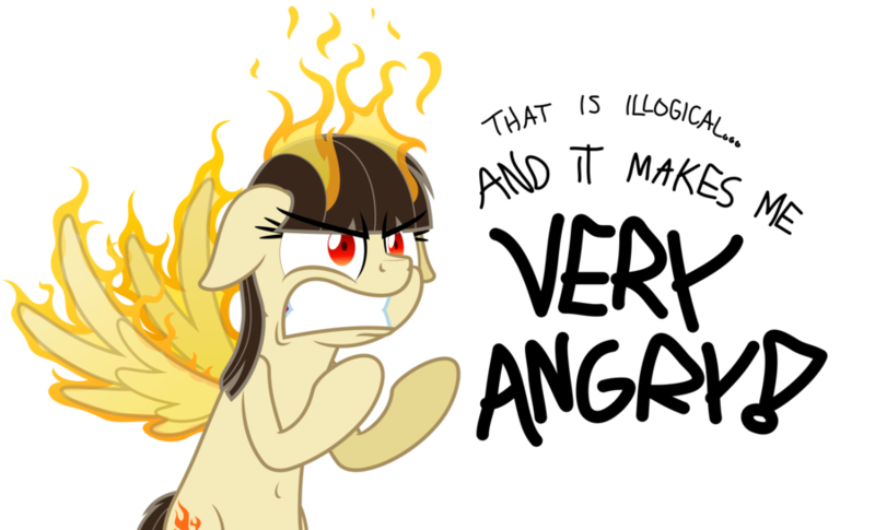 Size: 900x546 | Tagged: safe, artist:zutheskunk, banned from derpibooru, deleted from derpibooru, derpibooru import, wild fire, angry, belly button, caption, fire, floppy ears, fury, gritted teeth, meme, pyrokinesis, pyromancy, rage, rage face, reaction image, red eyes, solo, spread wings, wings, y u no