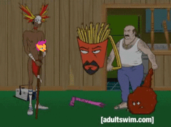 Size: 384x284 | Tagged: safe, banned from derpibooru, deleted from derpibooru, derpibooru import, animated, aqua teen hunger force, carl, chickun, exploitable meme, faic, forced meme, frylock, meatwad, meme