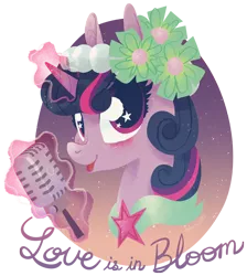 Size: 770x861 | Tagged: safe, artist:ponyshot, banned from derpibooru, deleted from derpibooru, derpibooru import, twilight sparkle, pony, unicorn, a canterlot wedding, female, magic, mare, microphone, solo, wingding eyes