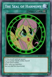 Size: 333x493 | Tagged: safe, banned from derpibooru, deleted from derpibooru, derpibooru import, fluttershy, card, seal of orichalcos, spell card, yu-gi-oh!